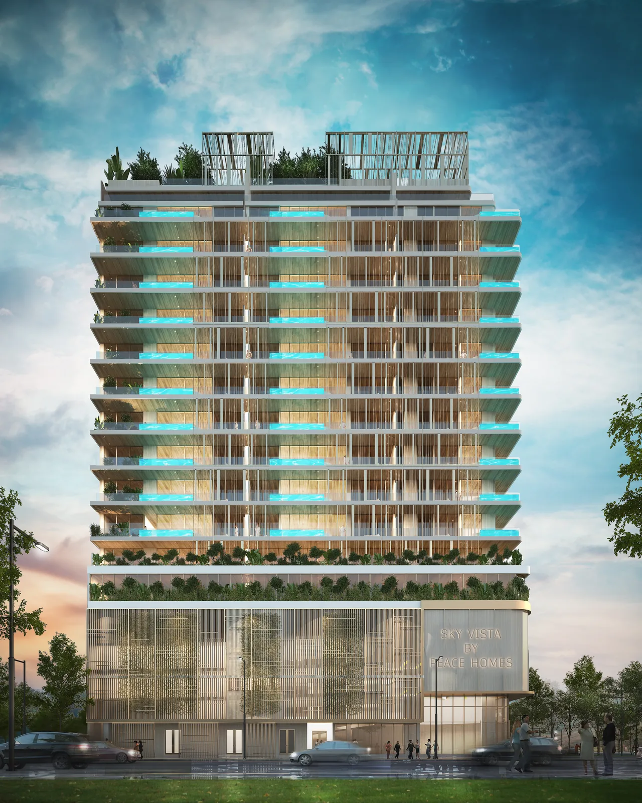 פרויקט SKY VISTA של Peace Homes Development בדובאי