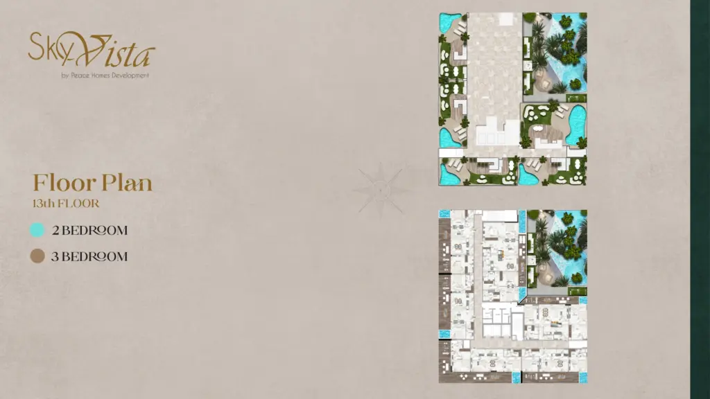 תוכנית יחידה פריסת יחידות · עמוד 8, פרויקט SKY VISTA בדובאי